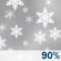 Snow (7-15 cm) in the morning and afternoon Snow (7-15 cm) in the morning and afternoon